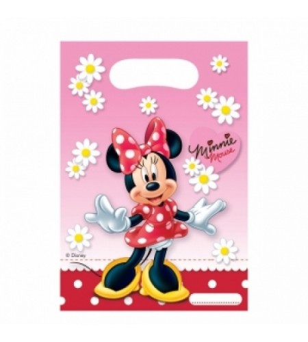 Saco Prenda Minnie Vermelha